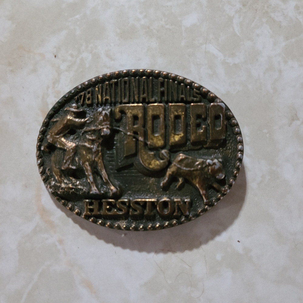Hesston belt buckle